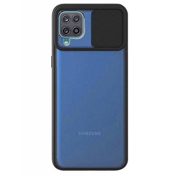 CaseUp Samsung Galaxy M22 Kılıf Camera Swipe Protection Siyah 2